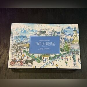 New Michael Storrings 12 Days of Christmas Puzzle Calendar Galison